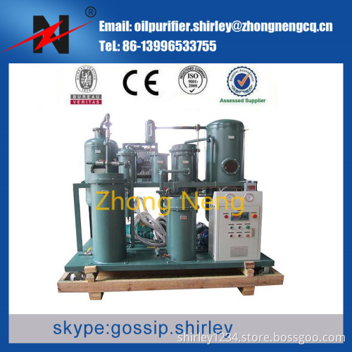 Vacuum Lubricating Oil Purifier Plant Oil Regeneration Machine TYC